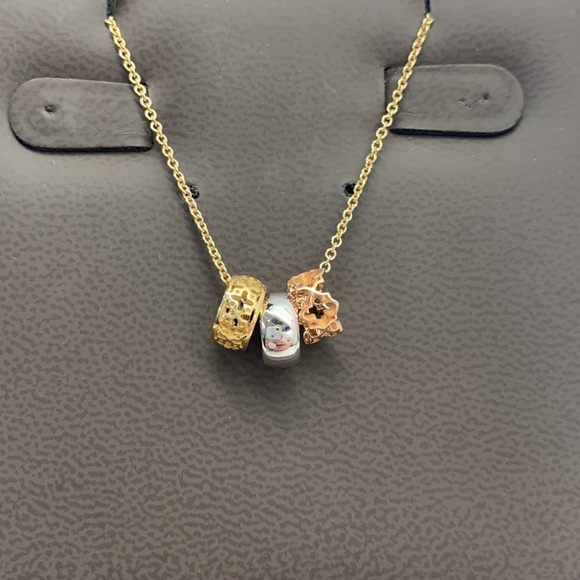 Birks Dare to Dream Three-Ring Tricolor Pendant - Picture 3 of 7